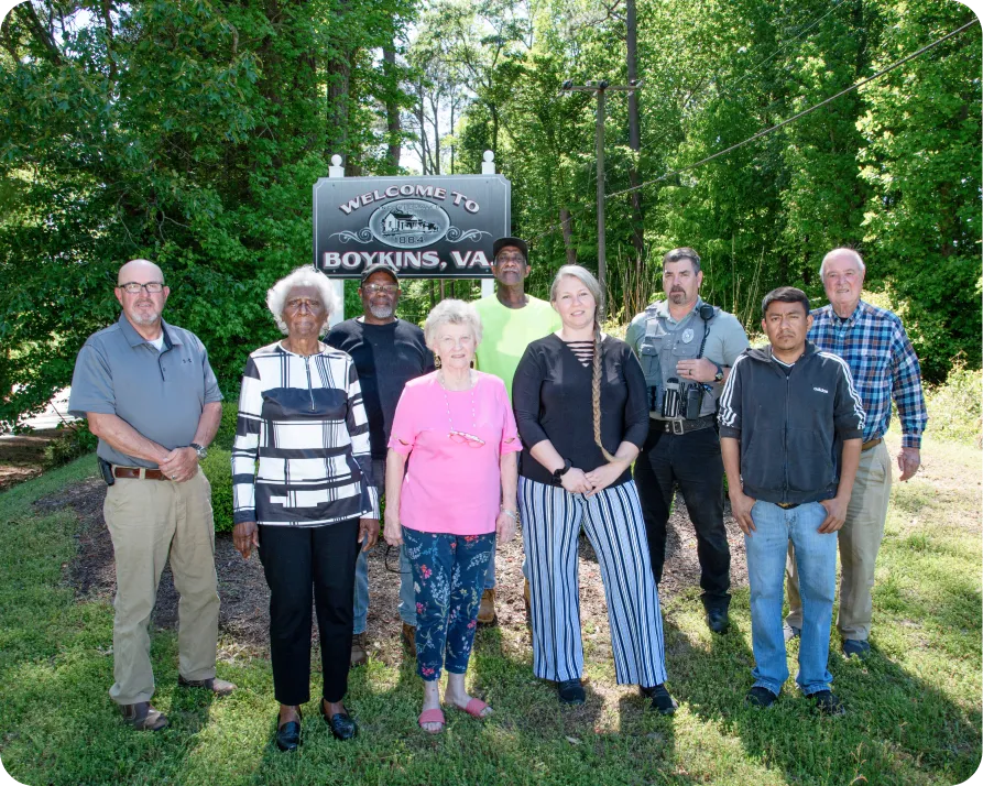 BSV team members supporting a community event